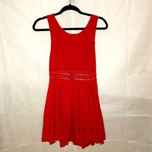 Free People Salmon Color Mini Dress